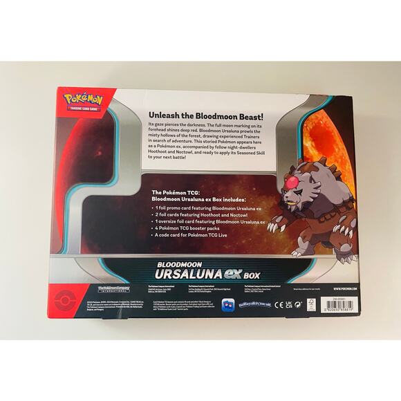 Pokemon TCG: Bloodmoon Ursaluna ex Box - Picture 3 of 3